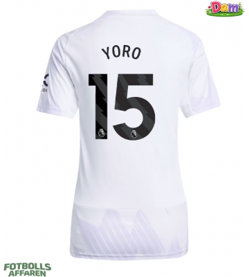 Manchester United Leny Yoro #15 Bortatröja Kvinnor 2025-26 Kortärmad